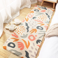 Dovey Cashmere modern minimalist home bedroom carpet 40x120cm floor mat synthetic fibre basahan strip home room bedside lamb velvet non-slip mat carpet doormat bathmat floormat