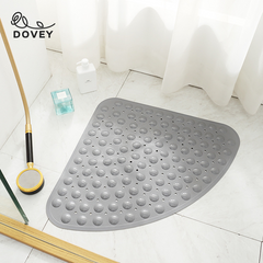 Dovey Premium Corner Shower Rubber Floor Mat 54x54cm 5 Star Hotel Rubber Thick Easy Dry Bathroom Doorway Water Proof Foot Rugs Long Bedroom Non Slip Living Room Modern Simple Thick Mats home Toilet Door