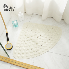 Dovey Premium Corner Shower Rubber Floor Mat 54x54cm 5 Star Hotel Rubber Thick Easy Dry Bathroom Doorway Water Proof Foot Rugs Long Bedroom Non Slip Living Room Modern Simple Thick Mats home Toilet Door